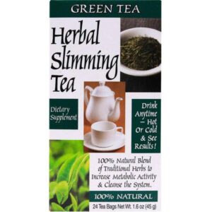 21st Century Herbal Slimming Tea Bag, Green Tea, Pack of 24's