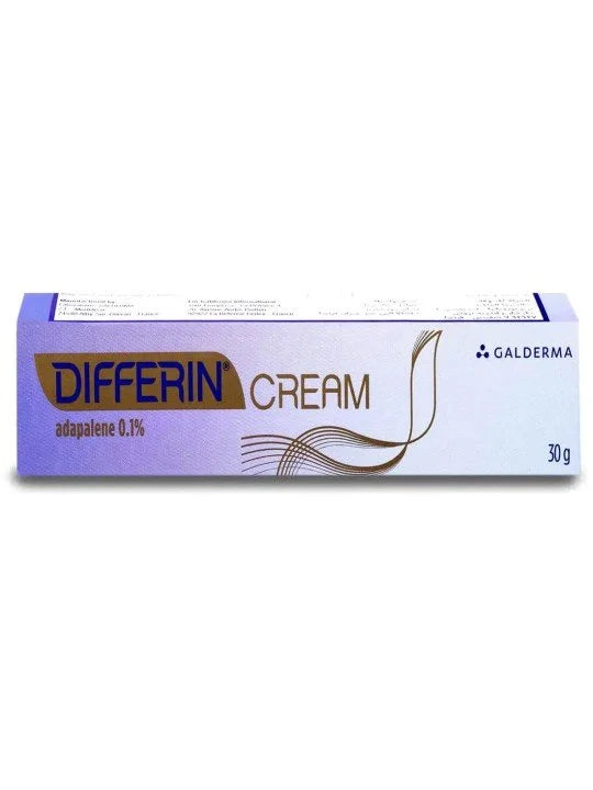 Differin 0.1% Cream 30g Collapsible Tube