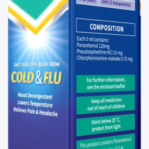 Fludrex Syrup 120ml Bottle