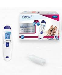 Veroval 2-in-1 Fever Thermometer - Ear & Forehead, Quick Measurement, Reliable for Infants 0 Months+