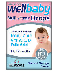 Vitabiotics WellBaby  Multivitamin & Multimineral Drops For 4 to 12 Months Baby 30ml