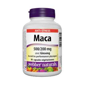 Maca Energy with Ginseng 500/200 mg Vegetarian Capsules