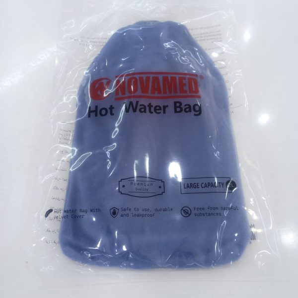Novamed Hot Water Bag W/Cover 2 L BLUE