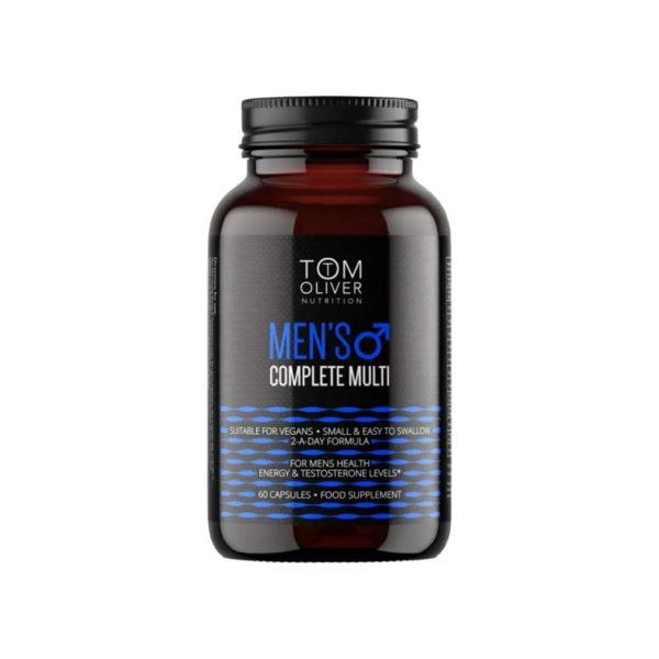 Tom Oliver Complete Men's Multi Capsules, Multi Vitamins For Men, Pack of 60's