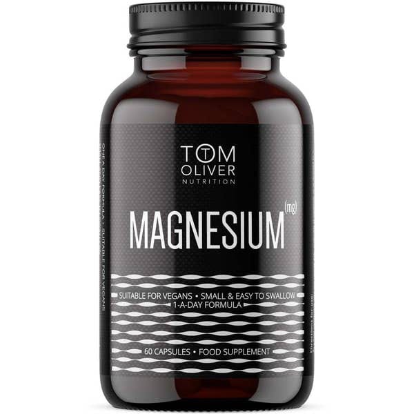 Tom Oliver Magnesium Supplement Capsules, Pack of 60's