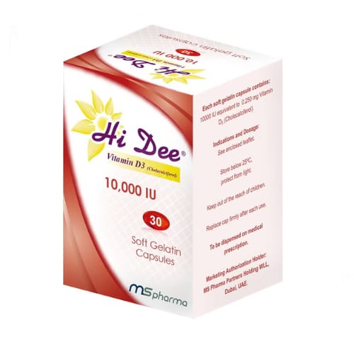 Hi Dee Vitamin D3 10000 Iu Softgels 30 S